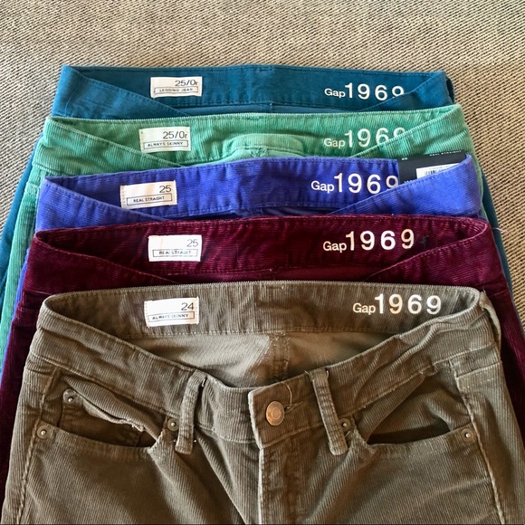 LIKE NEW Gap Real Straight Animal Print Corduroy Jean - Picture 11 of 11